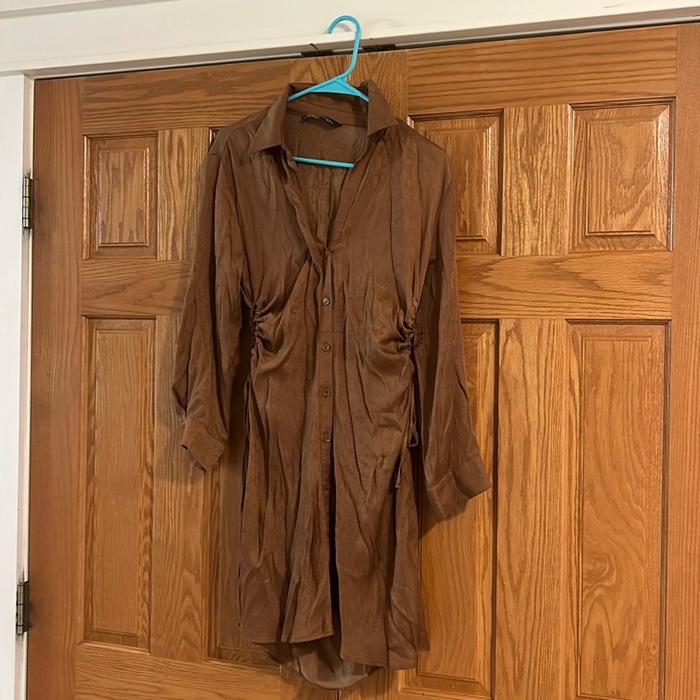 Zara Brown dress